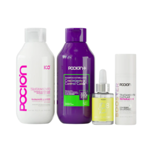 Kit Antifrizz para Cabellos Lisos y Ondulados La Poción - Suaviza la cutícula y reduce el volumen