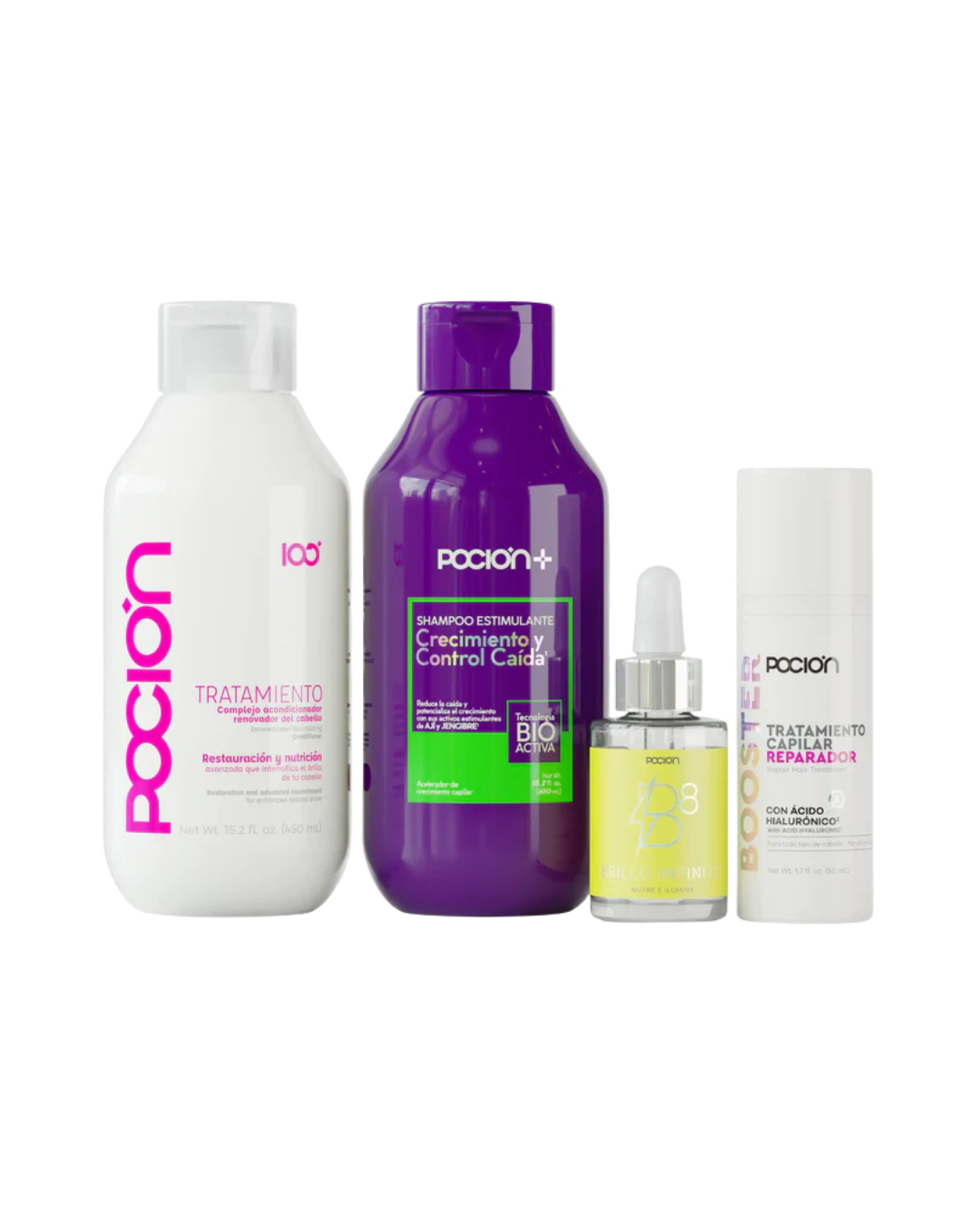 Kit Antifrizz para Cabellos Lisos y Ondulados La Poción - Suaviza la cutícula y reduce el volumen
