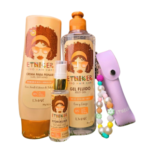 Kit de Volumen y Fuerza para Rizos Curl Boost Etniker - Fortalece la textura y aporta rebote