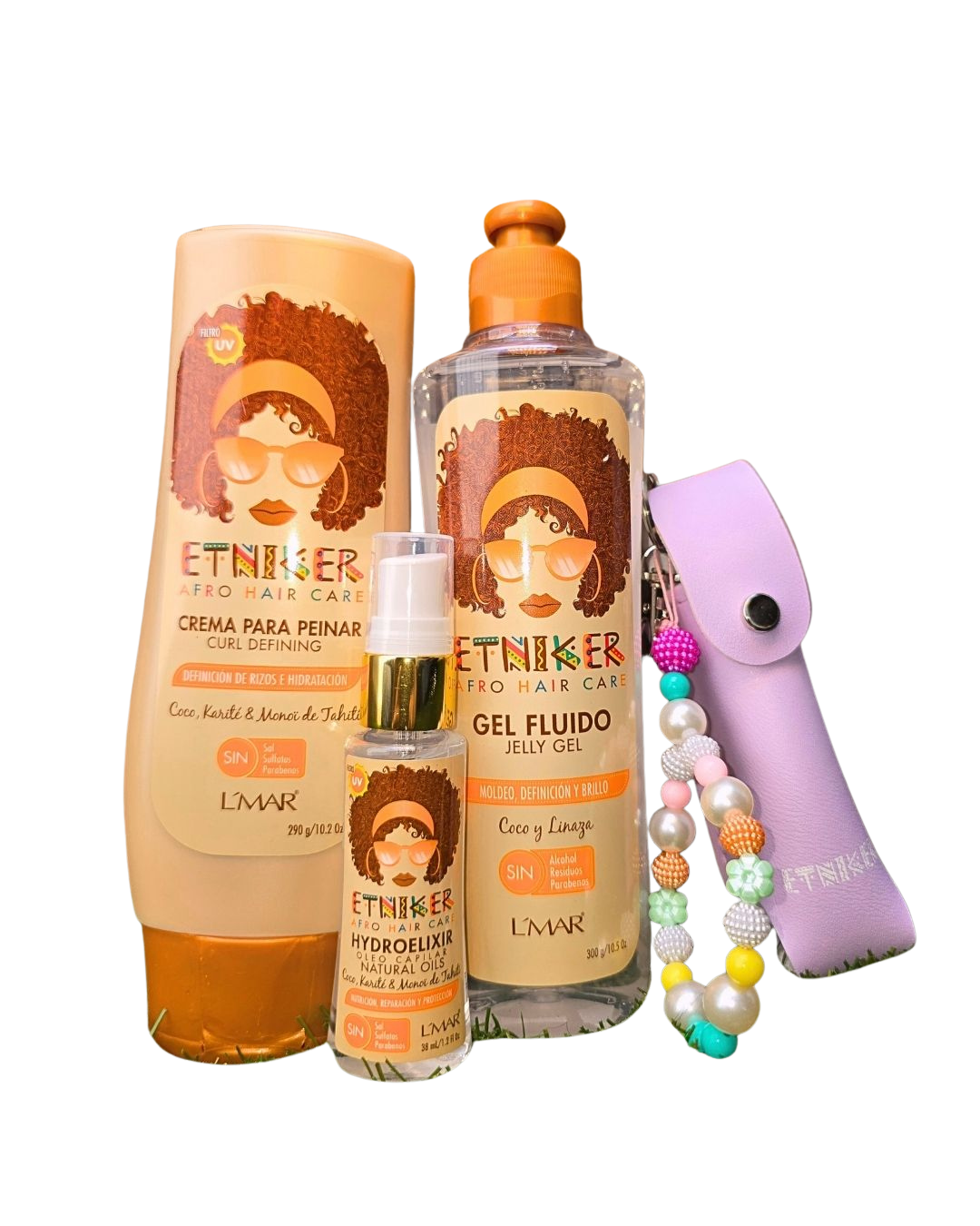 Kit de Volumen y Fuerza para Rizos Curl Boost Etniker - Fortalece la textura y aporta rebote
