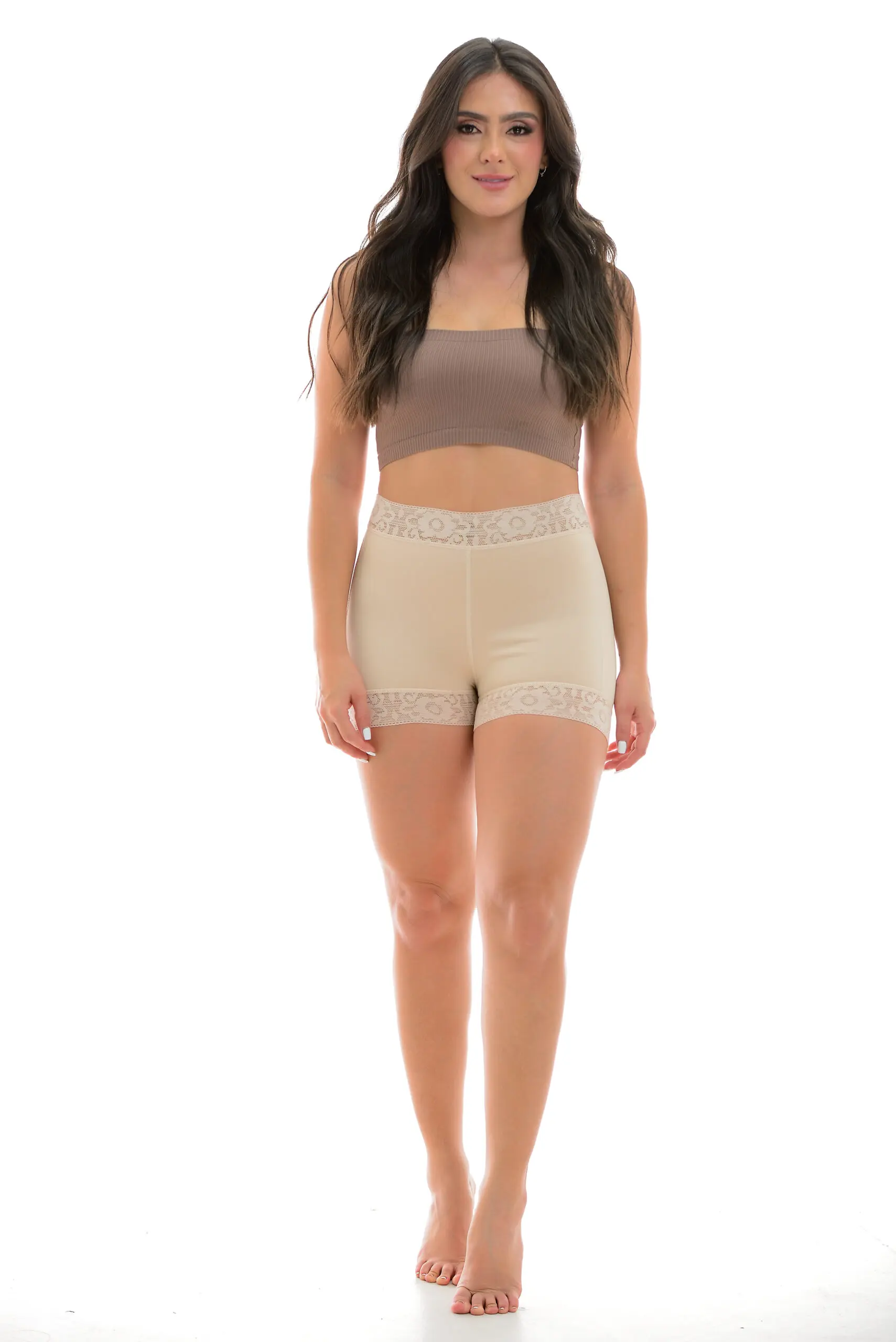 Panty Moldeador de Talle Alto con Encaje Invisible - Realza los glúteos sin dejar marcas