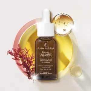 Serum Facial Iluminador con Vitamina C 30 Ml Ana María - Aporta luminosidad y mejora la textura