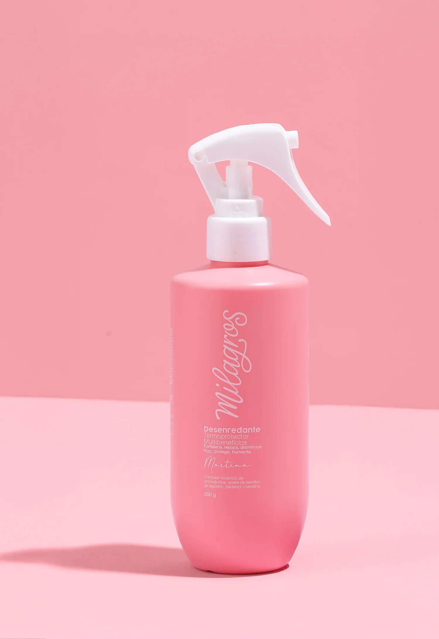 Desenredante Termoprotector Martina 250 G Milagros - Facilita el peinado y perfuma el cabello