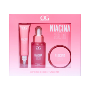 Kit Facial Niacinamida con Cosmetiquera Og - Unifica el tono de piel y reduce imperfecciones