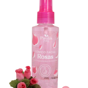 Set x3 Tónico Facial de Rosas 250 Ml Paulis - Hidrata refresca y equilibra el ph de la piel