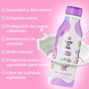 Shampoo Nutritivo 440 Ml Leche Pal Pelo - Limpia suavemente y restaura la humedad capilar