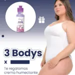 Kit 3 bodys de uso diario y crema exfoliante corporal - Renueva tu guardarropa y suaviza tu piel intensamente - Imagen 3