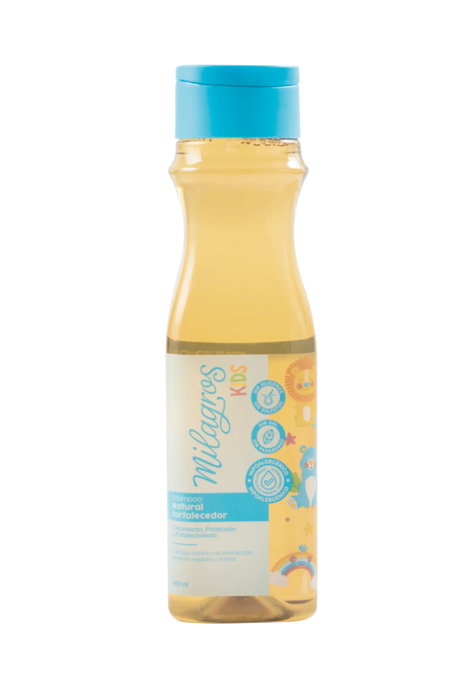 Shampoo Infantil Kids 450 Ml Milagros - Desenreda suavemente y aporta brillo natural al pelo