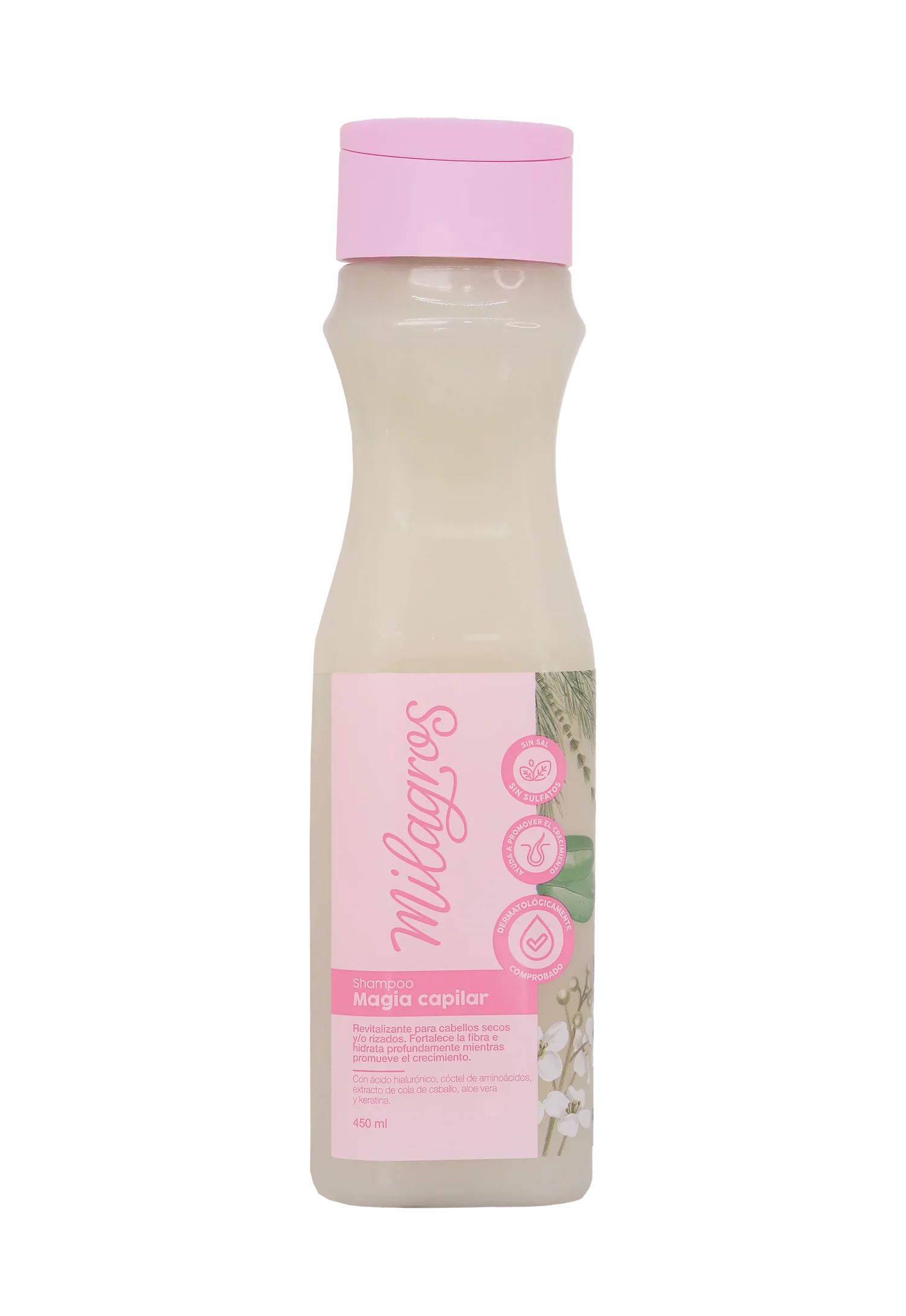 Shampoo Magia Capilar 450 Ml Milagros - Estimula el crecimiento acelerado y aporta volumen