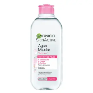 Agua Micelar Desmaquillante Todo en 1 400 Ml Garnier - Limpia desmaquilla y tonifica el rostro