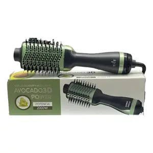 Cepillo Secador y Voluminizador Avocado 3D Power - Seca y alisa el cabello en un solo paso