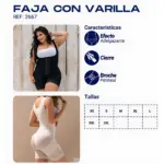 Faja Reloj de Arena con Varillas de Silicona - Define tu cintura y mejora la postura diaria - Imagen 3