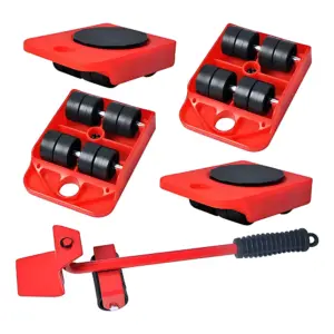 Set x2 Kit de Herramientas Levanta y Desliza Muebles - Mueve objetos pesados sin esfuerzo