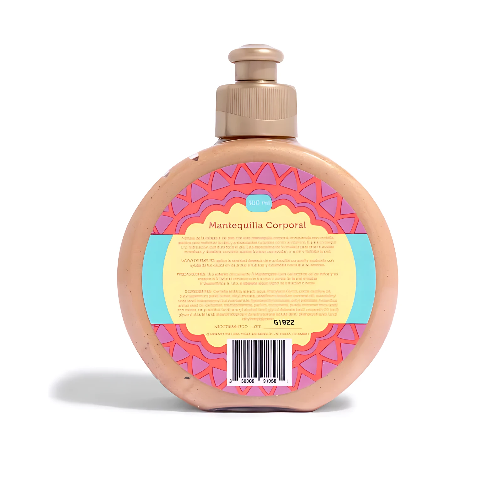Mantequilla Corporal Nutritiva 300 Ml D´Luchi - Hidrata a profundidad y suaviza la piel seca