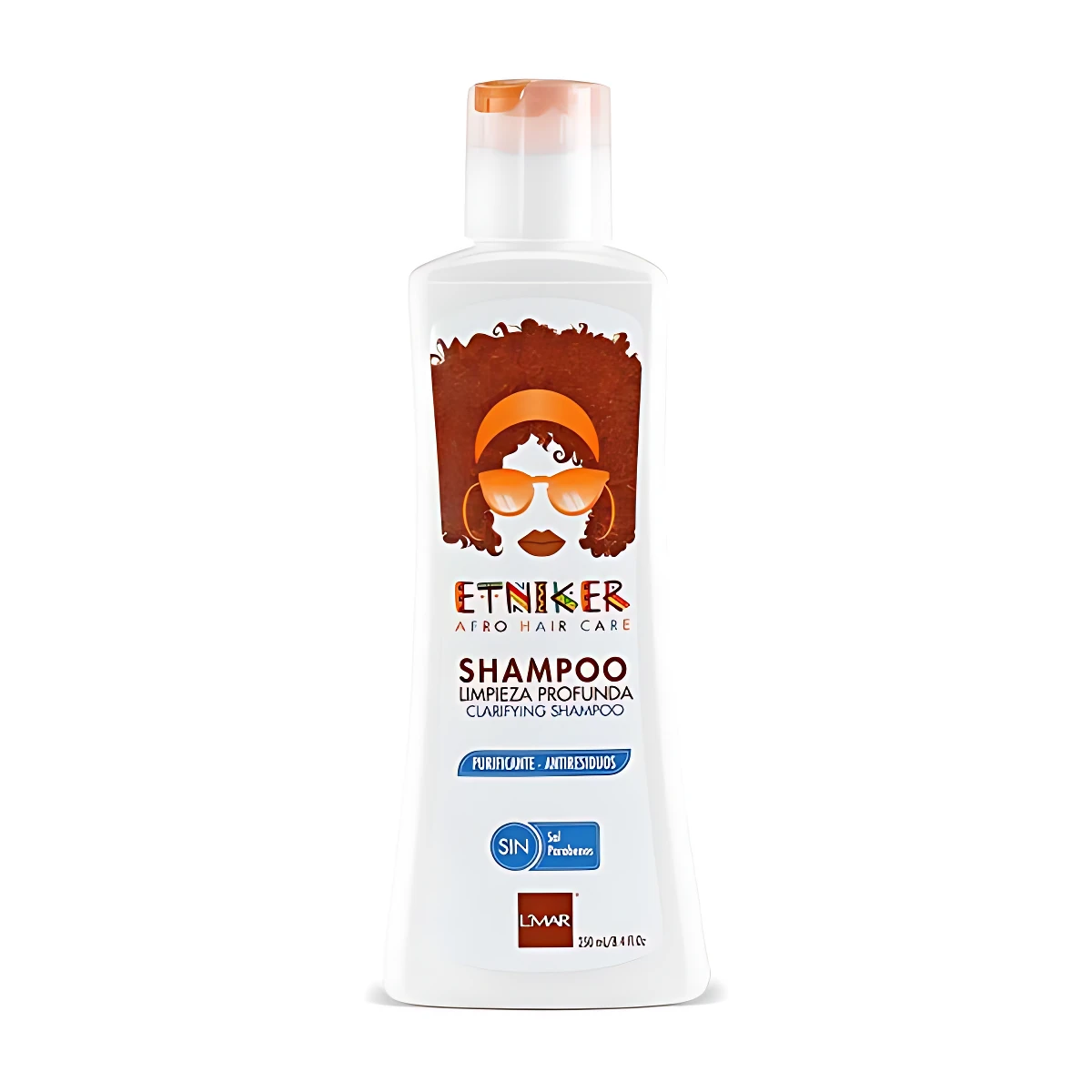 Set x2 Shampoo de Limpieza Profunda 250 Ml Etniker - Remueve residuos y purifica los rizos