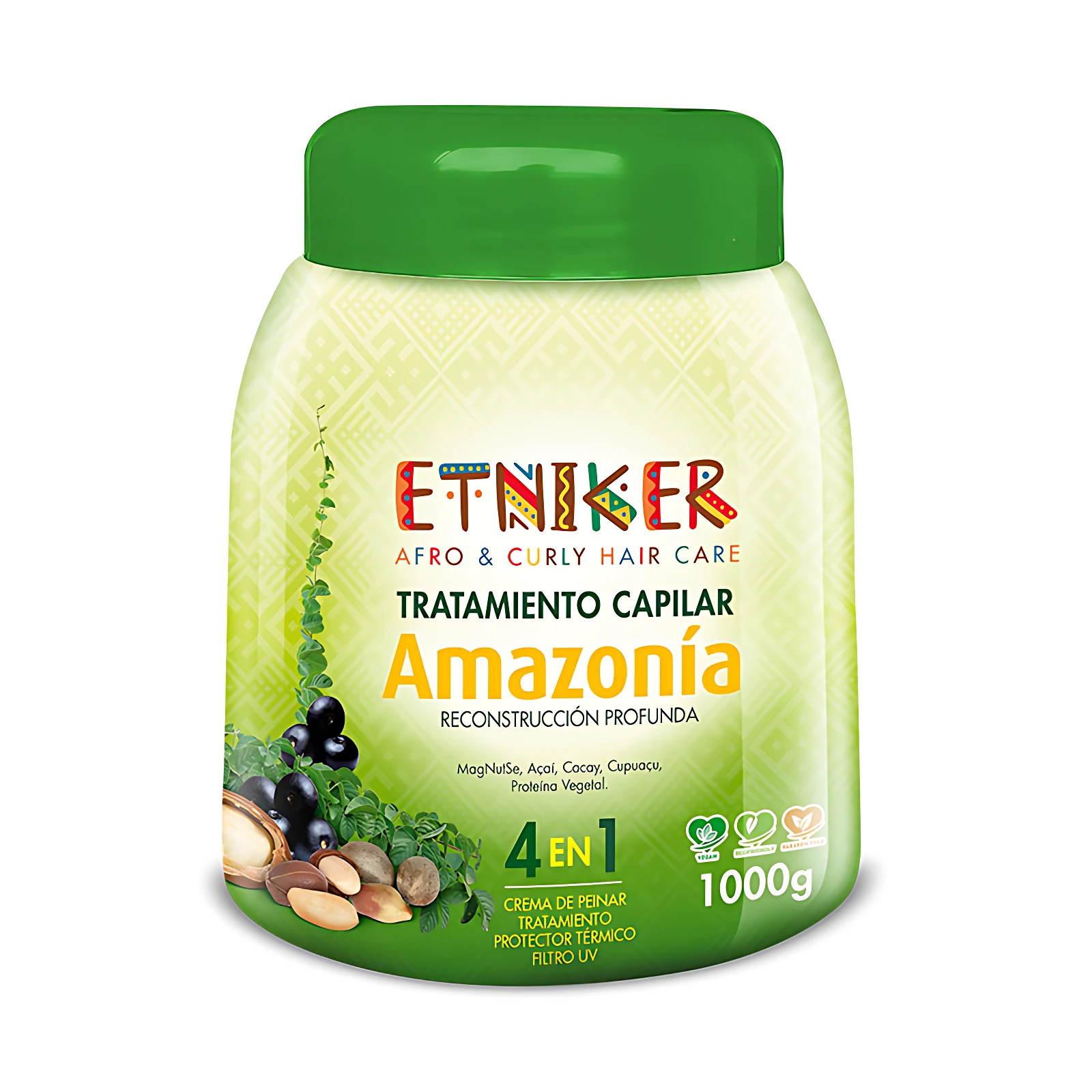 Tratamiento Capilar Nutritivo Amazonía 1000 G - Repara cabellos secos y aporta brillo natural