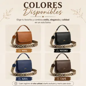Bolso bandolero cruzado moderno de uso cotidiano - Organiza tus esenciales con comodidad y elegancia