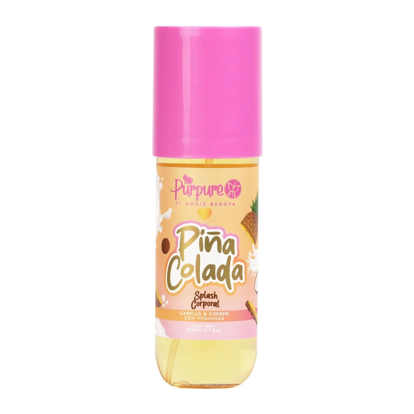 Splash Corporal Femenino Purpure 200 ml con aroma dulce - Disfruta una frescura duradera todos los días