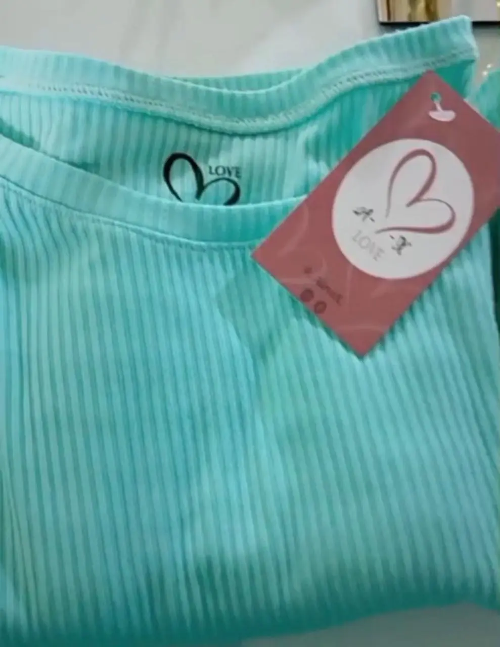 Pijama Verde Limon Aura - Detal - Imagen 4