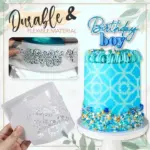 Lámina para repostería reutilizable de grado alimenticio - Decora pasteles y galletas profesionalmente - Imagen 3