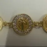 Pulsera San Benito Acero Inoxidable - Imagen 2