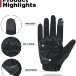 Guantes de motocross Suomy cortos y táctiles con protección en nudillos - Protege tus manos y mejora el control en cada trayecto urbano - Imagen 2