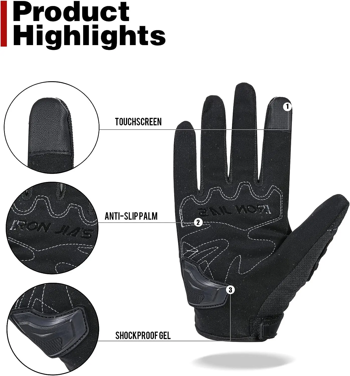 Guantes de motocross Suomy cortos y táctiles con protección en nudillos - Protege tus manos y mejora el control en cada trayecto urbano