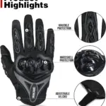 Guantes de motocross Suomy cortos y táctiles con protección en nudillos - Protege tus manos y mejora el control en cada trayecto urbano