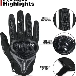 Guantes de motocross Suomy cortos y táctiles con protección en nudillos - Protege tus manos y mejora el control en cada trayecto urbano