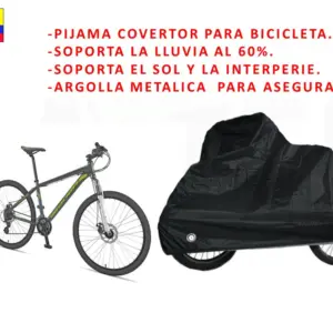 Carpa Pijama Bicicleta Negra Basica