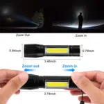 Mini Linterna LED Portátil Recargable USB - Ilumina espacios oscuros y emergencias con facilidad - Imagen 3