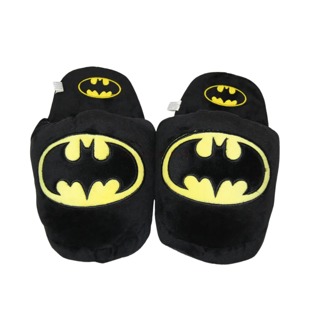 Pantuflas de Superhéroes Superman Spider Batman con suela antideslizante - mantienen tus pies cálidos y cómodos en casa