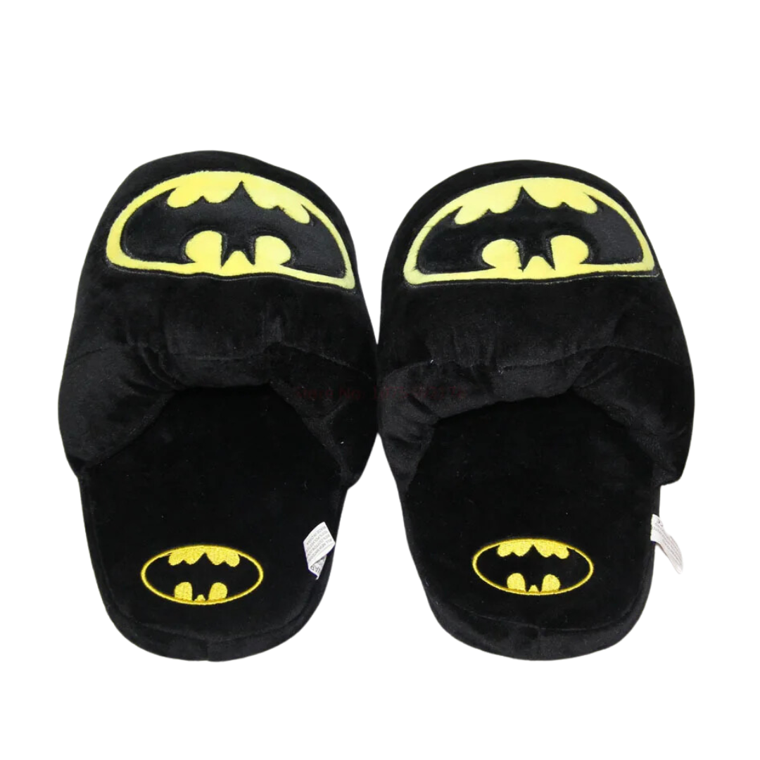 Pantuflas de Superhéroes Superman Spider Batman con suela antideslizante - mantienen tus pies cálidos y cómodos en casa