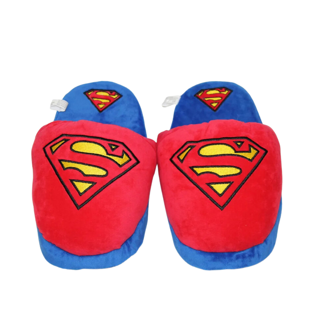 Pantuflas de Superhéroes Superman Spider Batman con suela antideslizante - mantienen tus pies cálidos y cómodos en casa