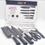 Set de cuchillos Zepter de acero con cerámica volcánica - transformas tu cocina con cortes precisos - Imagen 4