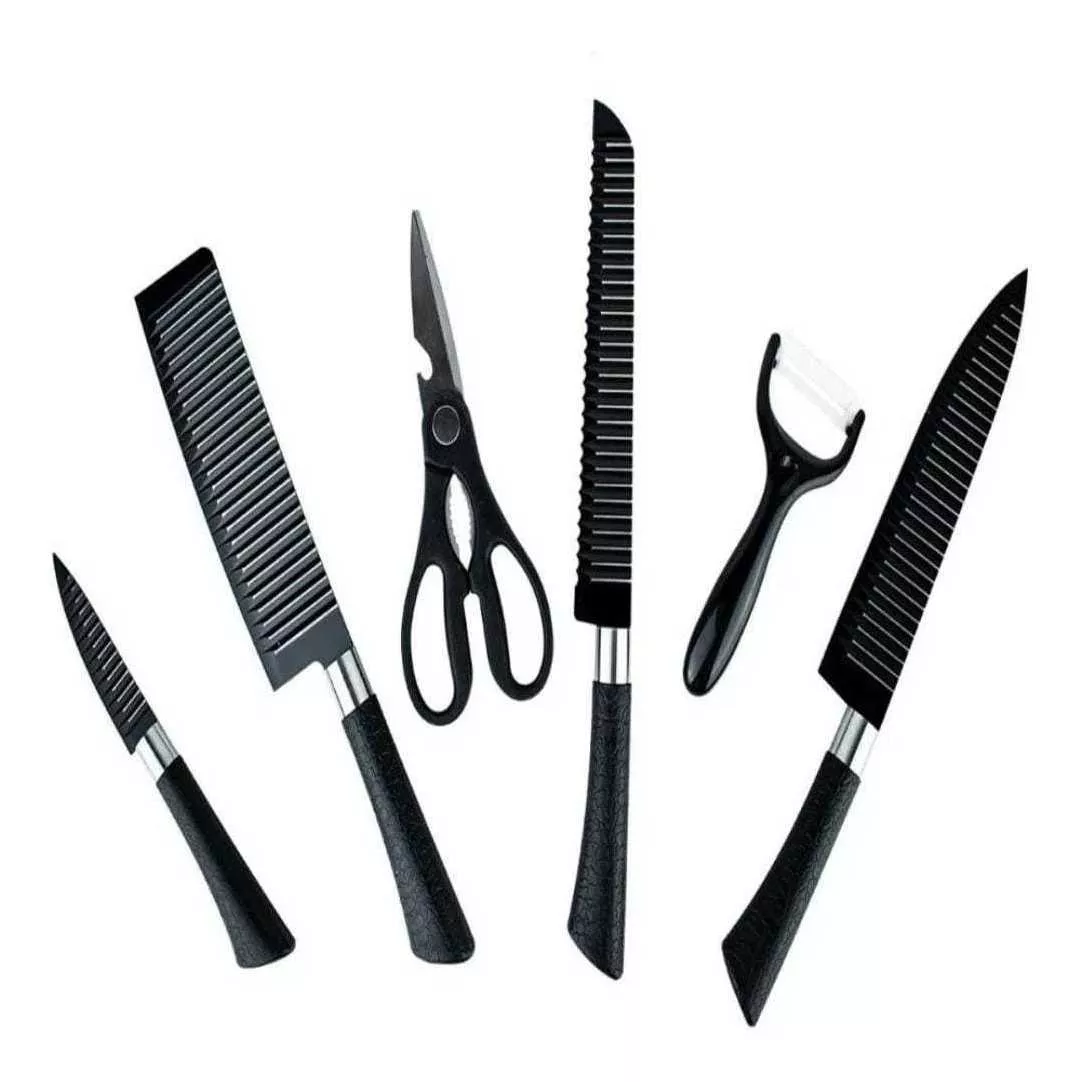 Set de cuchillos Zepter de acero con cerámica volcánica - transformas tu cocina con cortes precisos