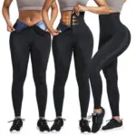 Detalle de la tela térmica del legging Osmotex
