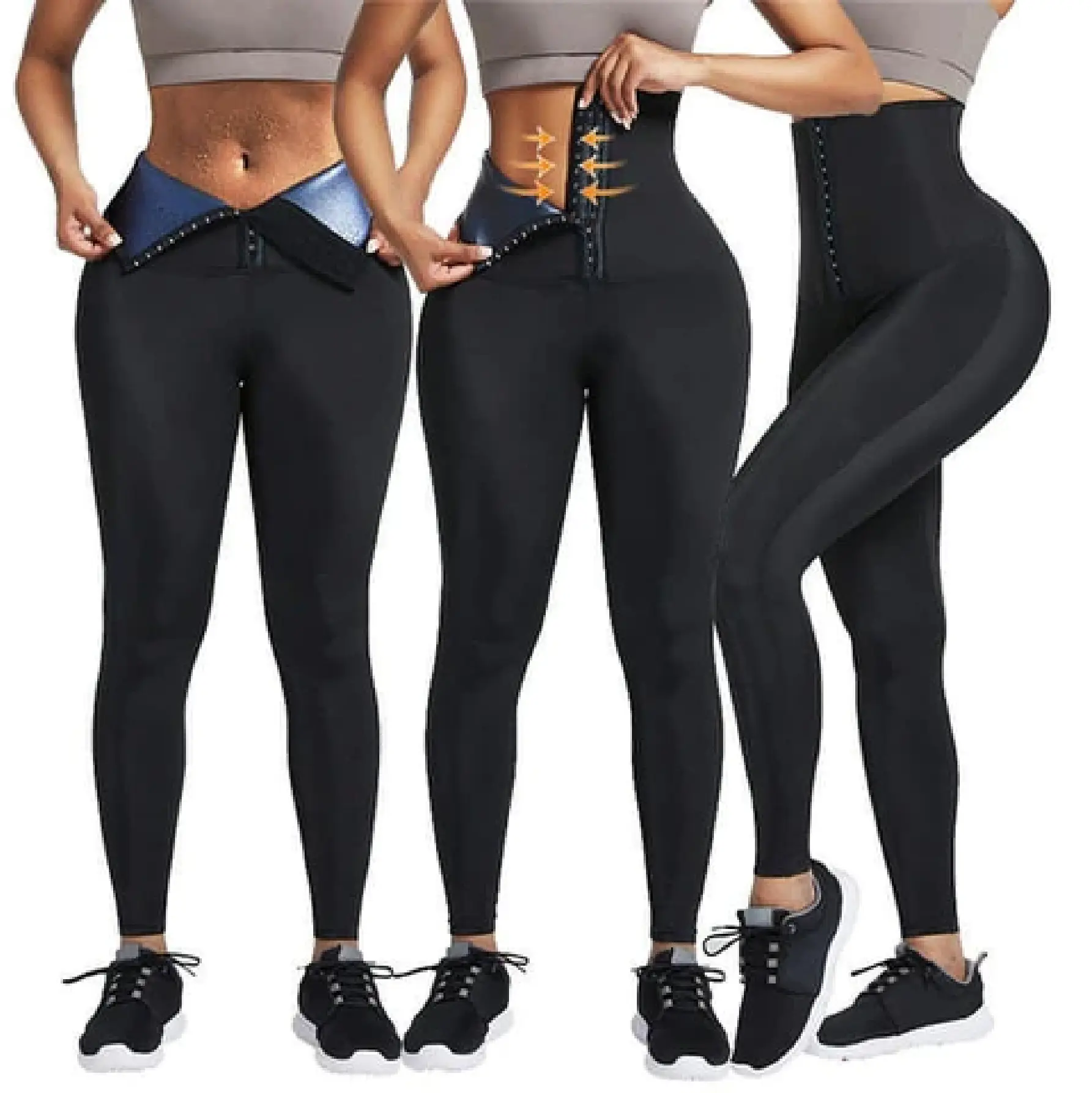Detalle de la tela térmica del legging Osmotex