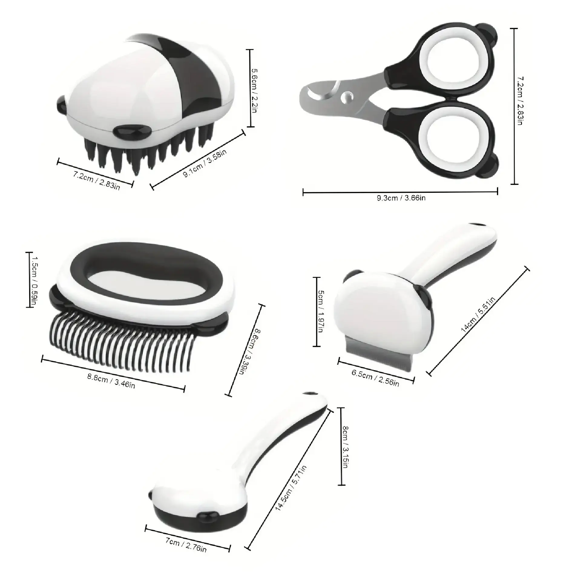 Kit de aseo para mascotas 7 en 1