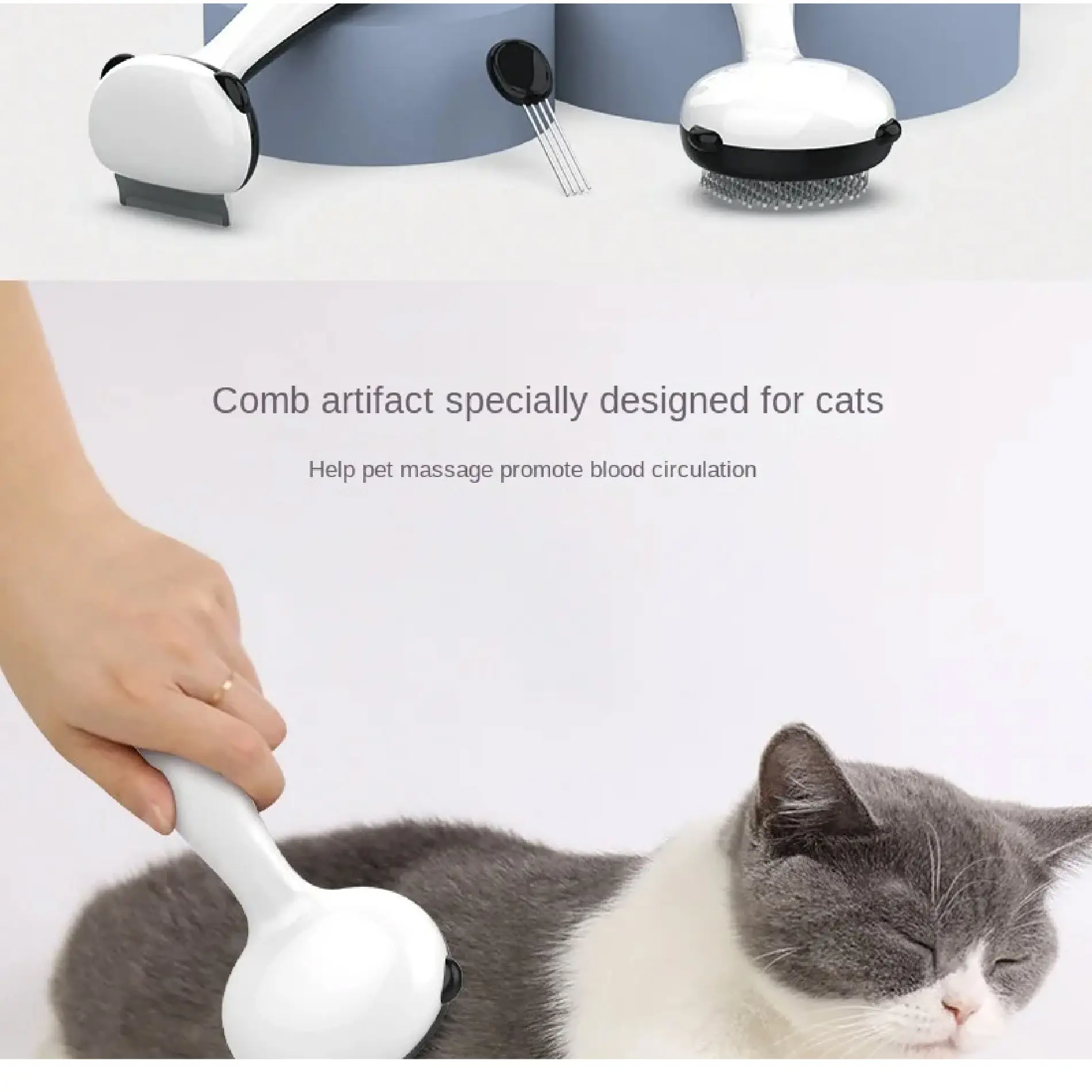 Cepillo slicker del kit de aseo para mascotas