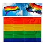 Bandera Lgbt 150X90Cm Orgullo Gay - Imagen 2
