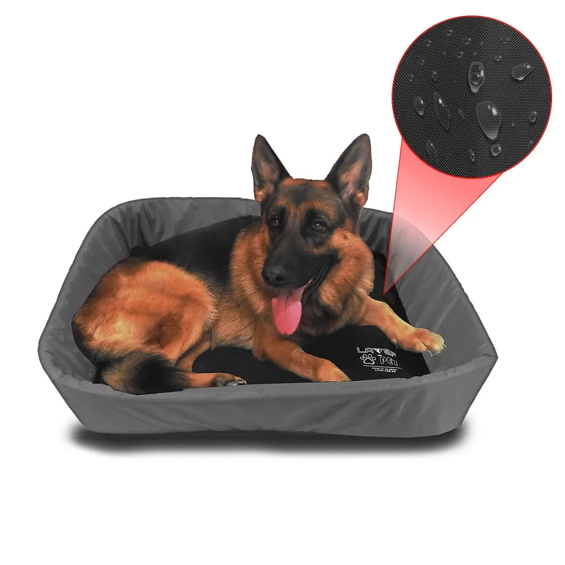 Cama Mascota con Borde Antifluido - Imagen 6