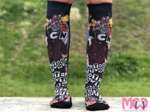 Medias de compresión Cartoon Network para piernas cansadas - estimulan la circulación sanguínea y previenen la fatiga diaria