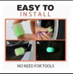 Empaque de cuatro unidades de tapones de válvula luminosos para ruedas universales