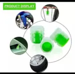 Comparativa de brillo en ambiente oscuro de los tapones fluorescentes para llanta