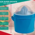 Exprimidor manual de cítricos grande con capacidad de 850 ml - Extrae jugo fresco en segundos sin esfuerzo diario - Imagen 3