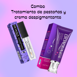 Set x2 Tratamiento Pestañas y Crema Aclarante