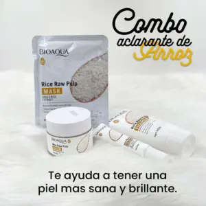Combo arroz Bioaqua x4 con caja de seguridad