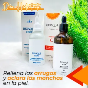 Combo hidratación intensiva Bioaqua con vitamina C e hialurónico