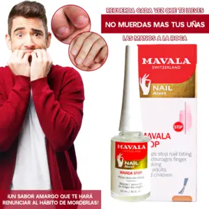 Set x3 esmalte Mavala K+ para dejar de morder las uñas